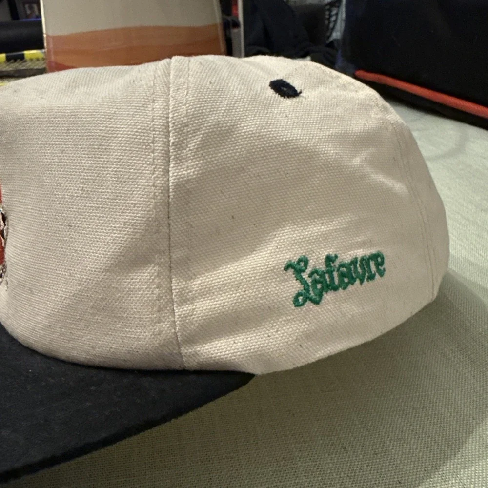 Lafavre Orange Blossom Snake Embroidered Snap back Hat